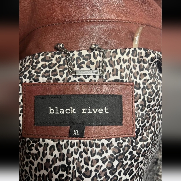 Leather jacket Size XL - Picture 6 of 8